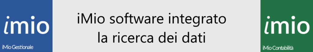 Le ricerche dei dati in iMio